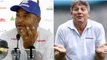 Foto Roger: Felipe Oliveira-EC Bahia | Foto Renato: Divulgação-Grêmio