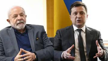 Divulgação/Governo da Ucrânia e Ricardo Stuckert / PR