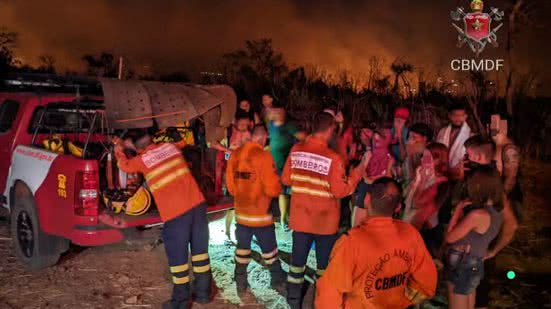 Reprodução Corpo de Bombeiros DF