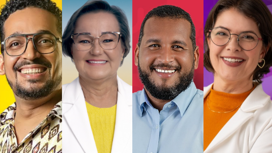 Instagram dos candidatos/ Montagem