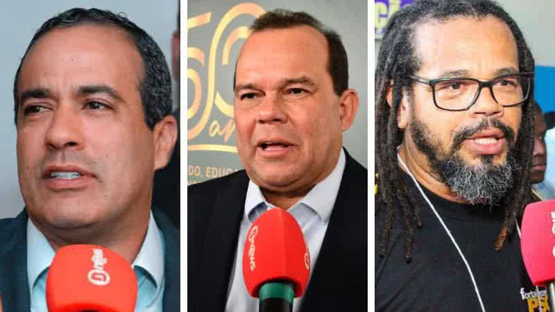 Paulo Azevedo, Joilson Cesar e Domingos Júnior / BNEWS