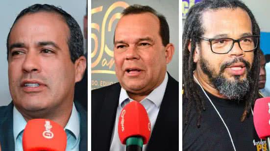 Paulo Azevedo, Joilson Cesar e Domingos Júnior / BNEWS