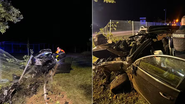 Quatro brasileiros morrem em acidente com carro em alta velocidade na França - Reprodução
