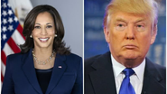 Kamala e Trump aparecem tecnicamente empatados em pesquisa - Reprodução / Youtube