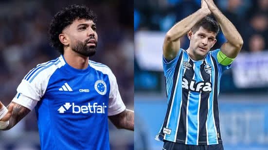 Reprodução / Gustavo Aleixo /Cruzeiro - Lucas Uebel / Grêmio