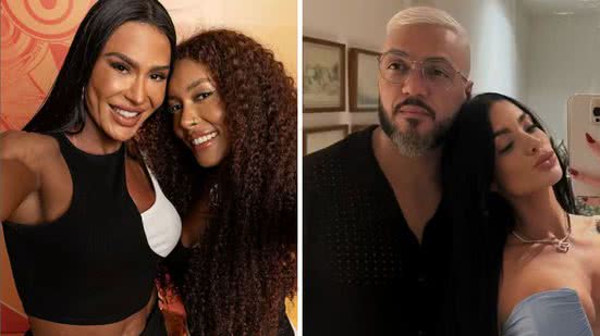 Foto 1: Reprodução / Globo | Foto 2: Reprodução / redes sociais