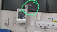 Imagem Bala perdida atinge janela de UTI de hospital em Salvador