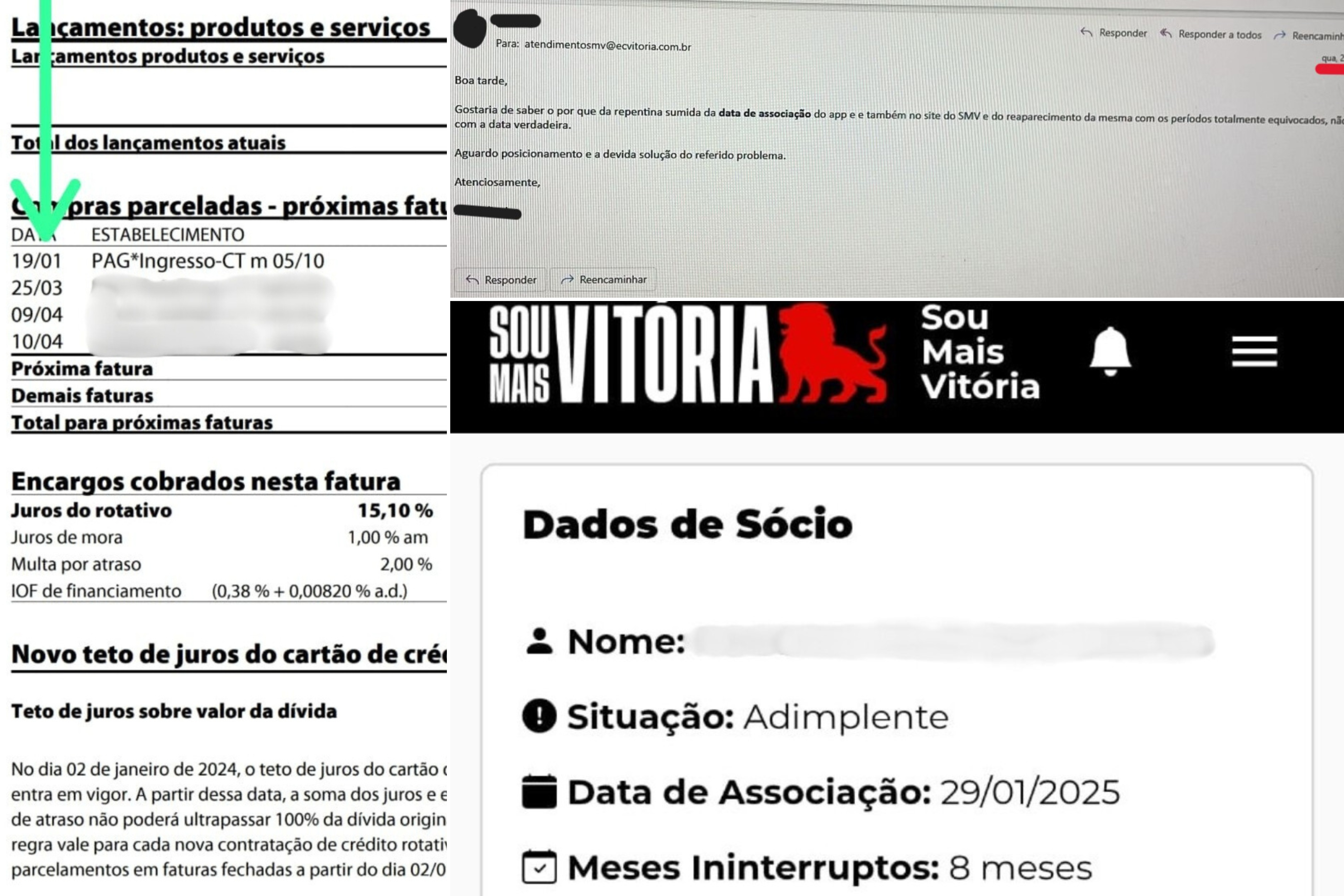 Print enviados por torcedores