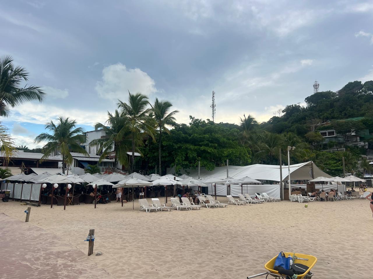 Segunda praia de Morro de SP