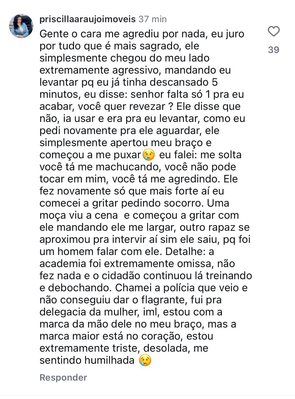 Relato da jovem 