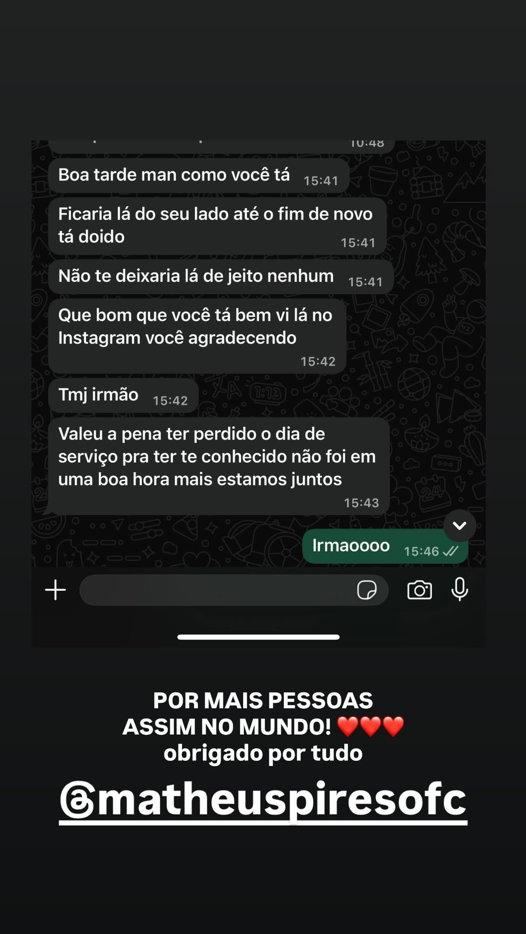 Amigo do cantor Zé Felipe nas redes sociais