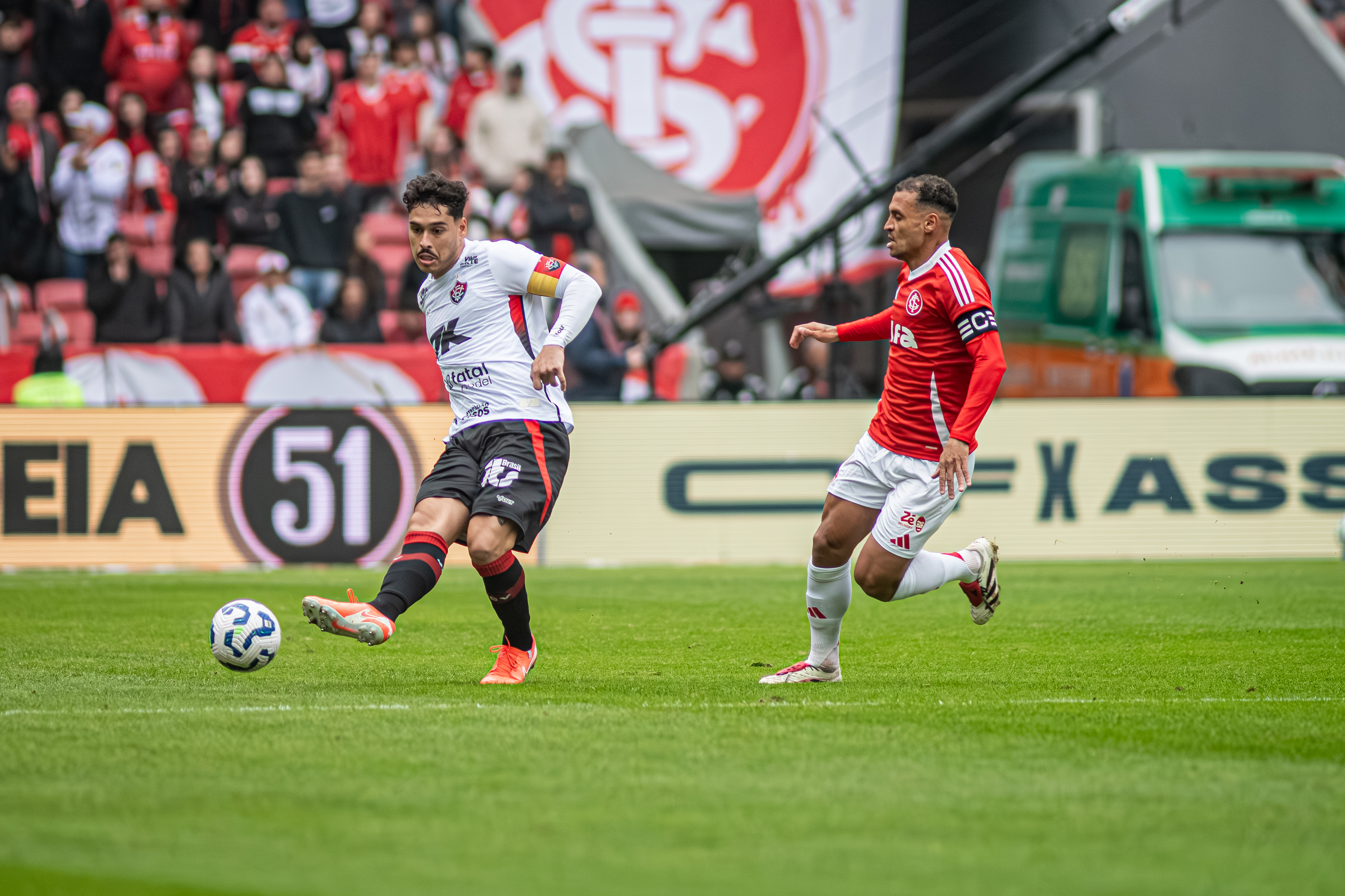 No primeiro turno, o Leão foi derrotado por 1 x 0 pelo Internacional (Foto: Divulgação/EC Vitória)