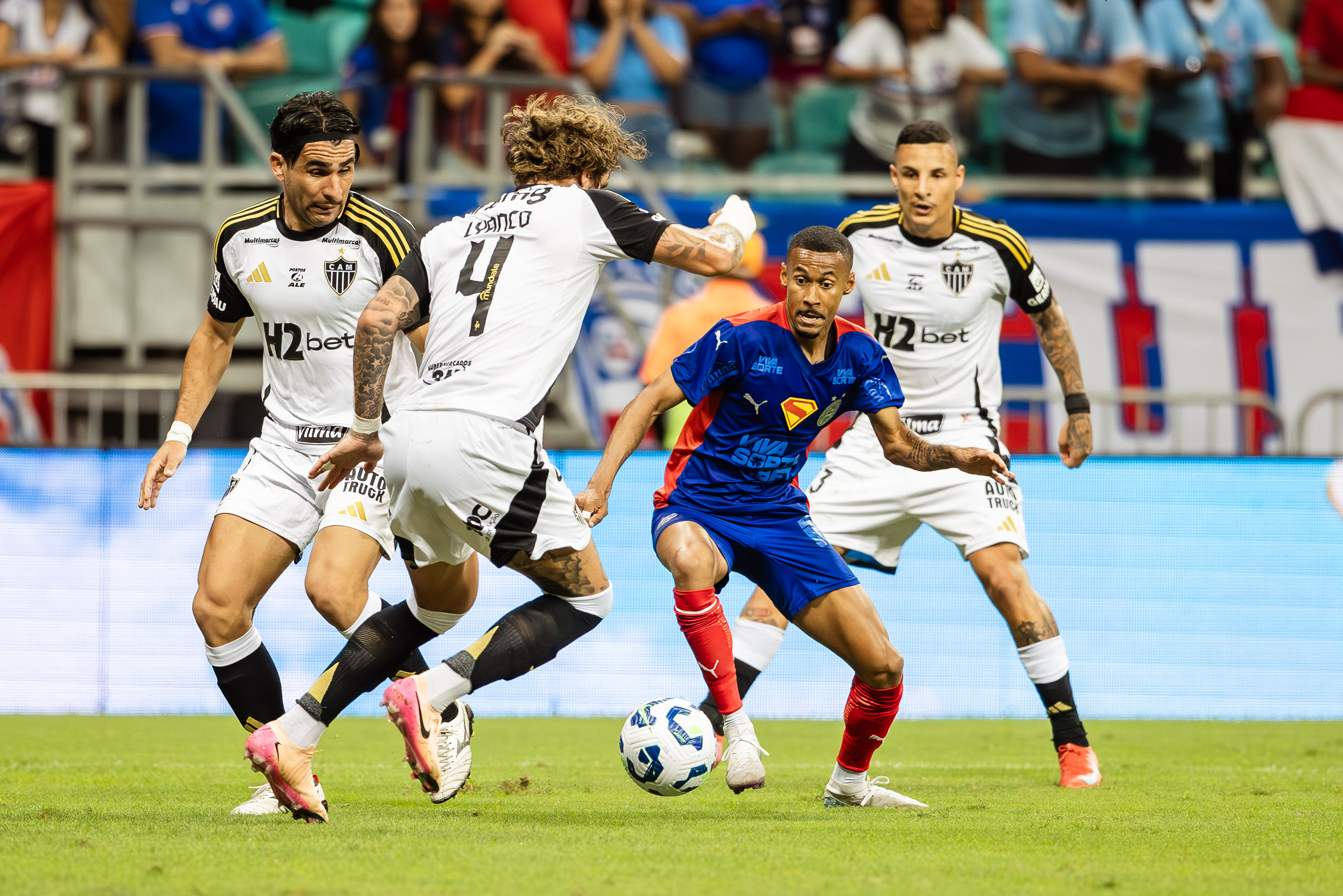 No primeiro turno, o Bahia venceu o Galo por 2 x 1, na Arena Fonte Nova (Foto: Divulgação/EC Bahia)