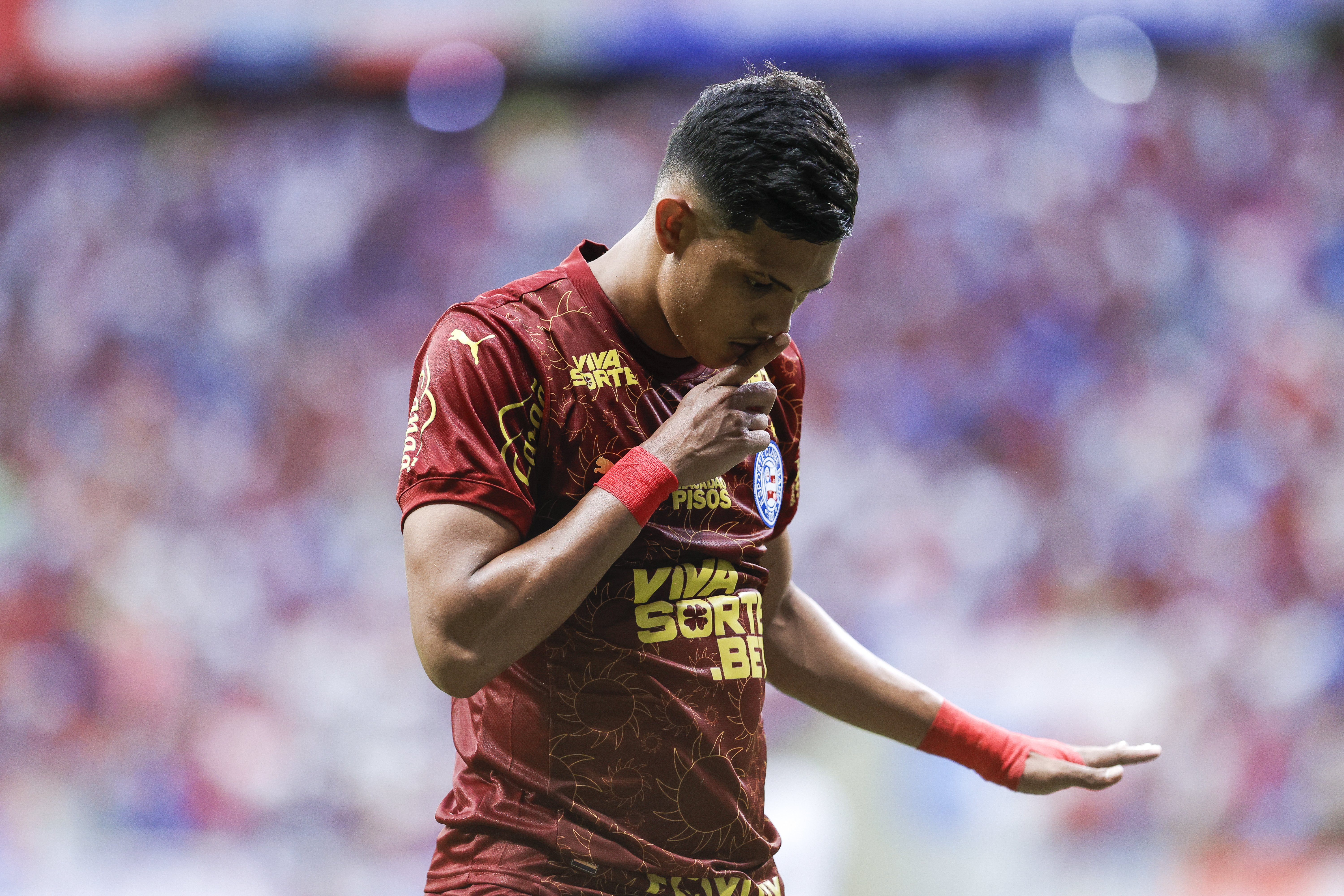 Erick Pulga marcou o gol que garantiu o recorde para o Esquadrão (Foto: Divulgação/ECB)