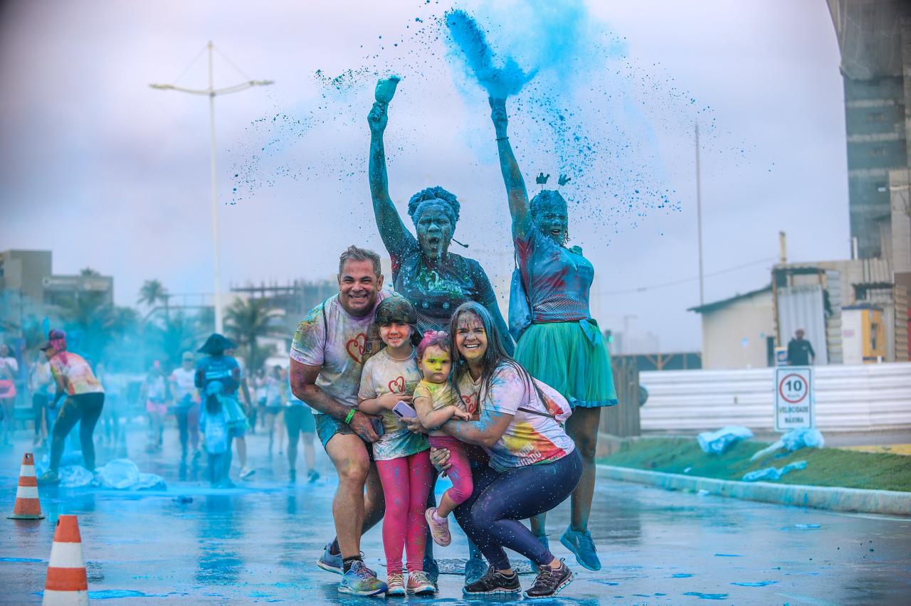 Mais de 4 mil pessoas se inscreveram para participar da VII Corrida Colorida (Foto: Divulgação/Hospital Martagão Gesteira)