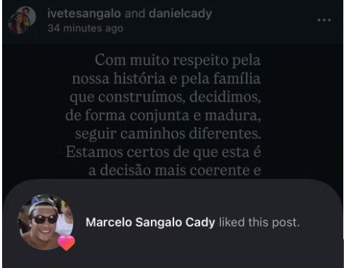 Filho de Ivete Sangalo e Daniel Cady reage ao comunicado da separação dos pais — Foto: Reprodução/Instagram