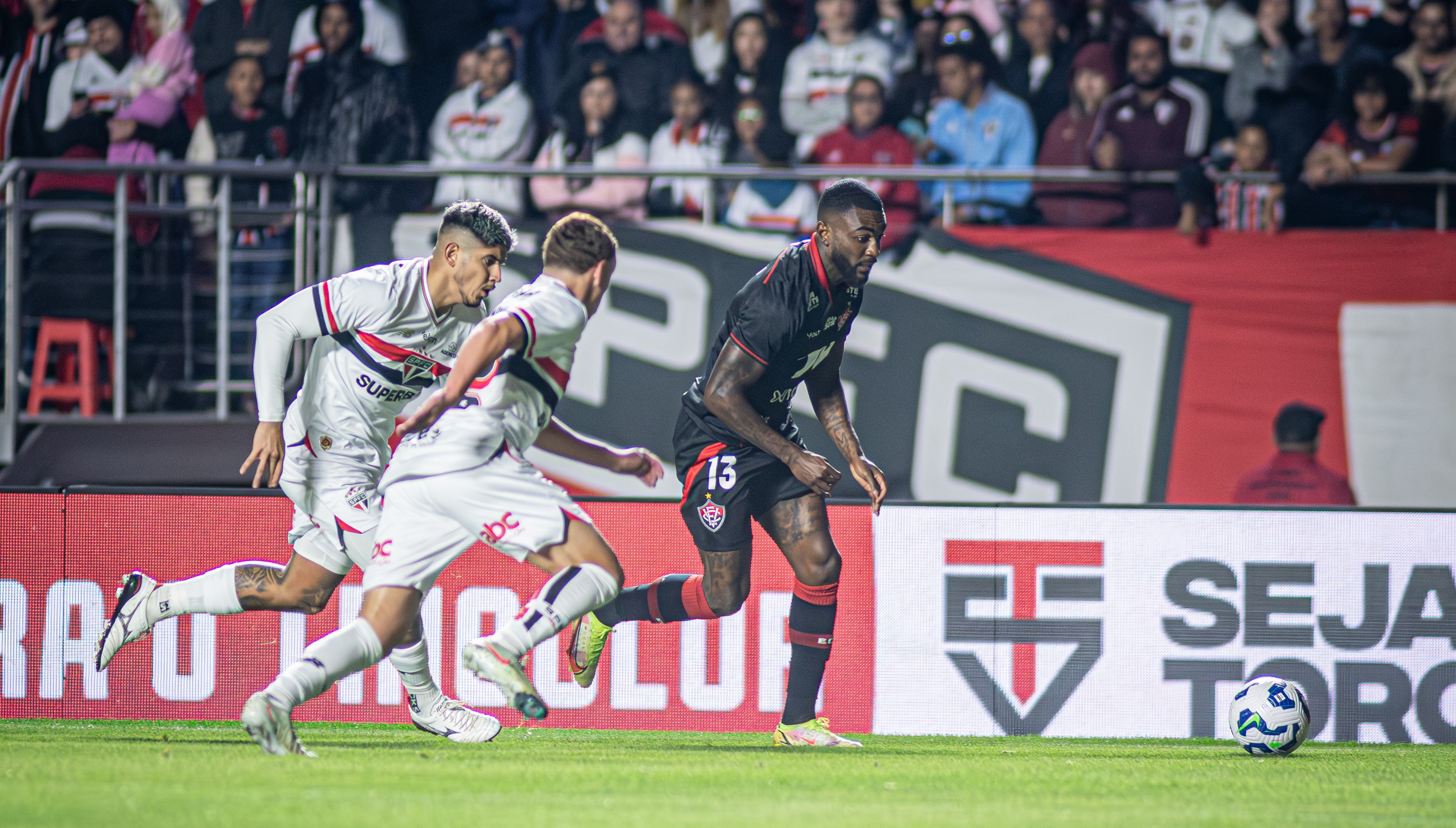 No 1º turno, 2 x 0 para os Paulistas, no Morumbis (Foto: Divulgação/ECV)