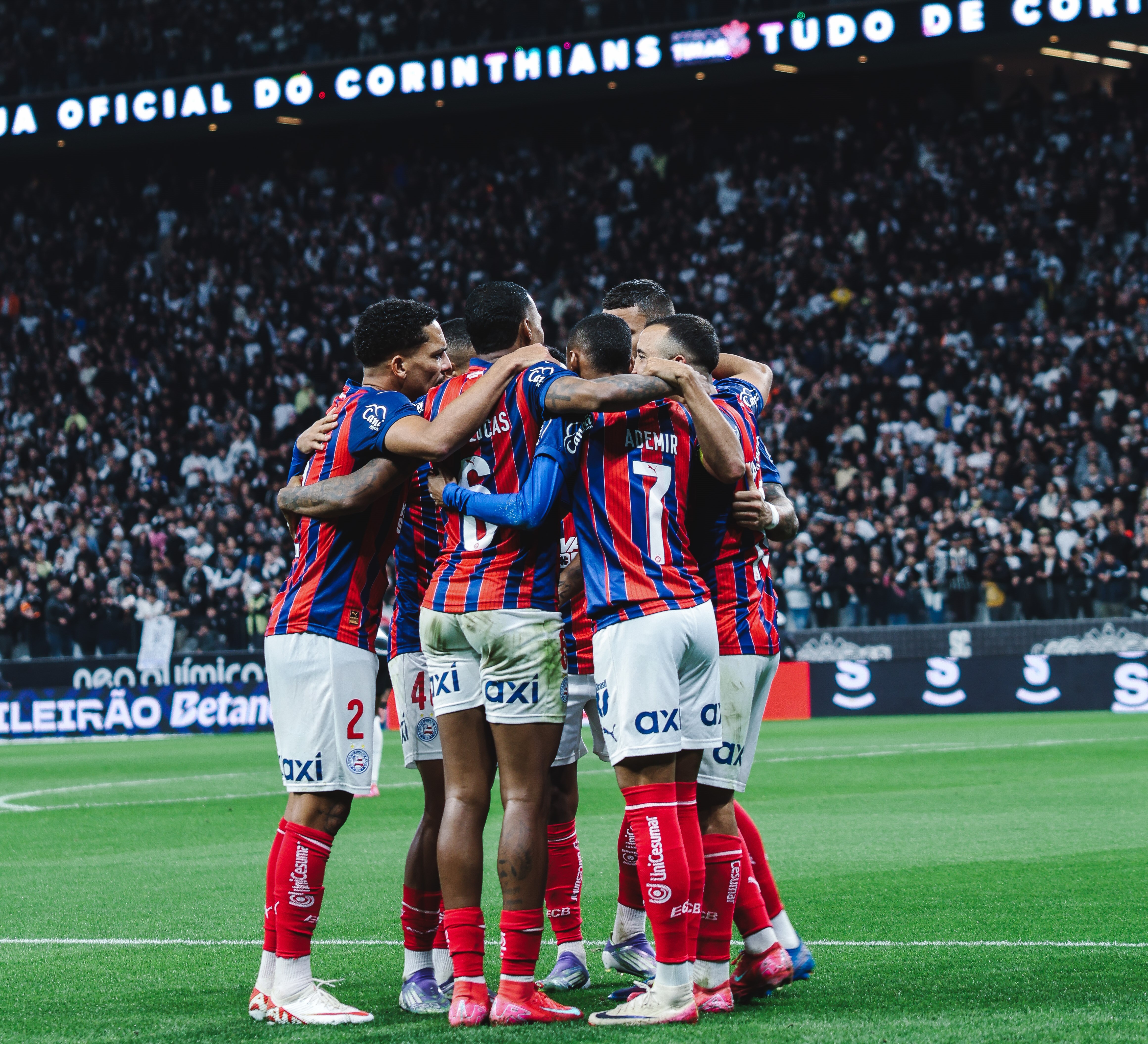 Último triunfo como visitante foi sobre o Corinthians, por 2 x 1, em 16 de agosto (Foto: Divulgação/ECB)