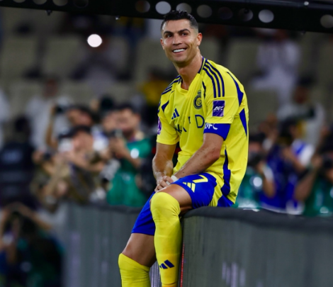 CR7 em ação com a camisa do Al-Nassr (Foto: Rep/@cristiano)