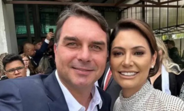 Michelle e Flávio brigaram feio por causa de Bolsonaro 