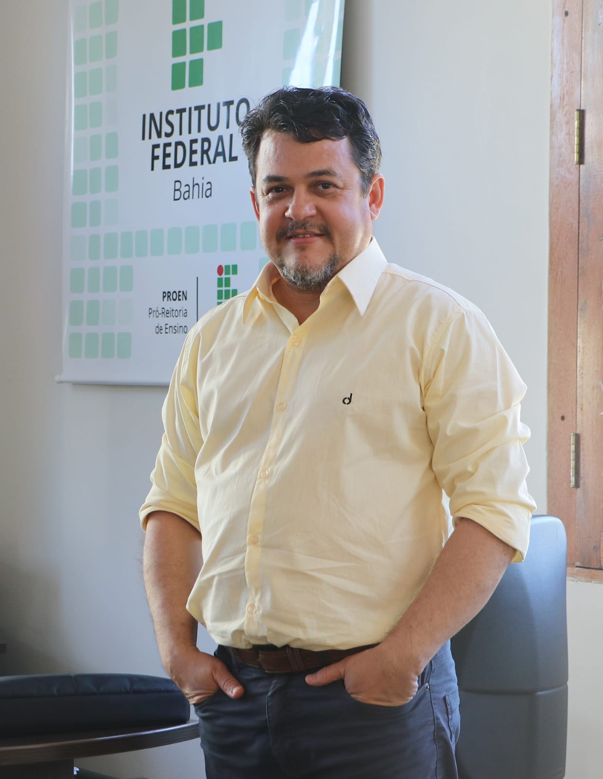 Pró-reitor de Ensino do Instituto Federal de Educação,  Ciência e Tecnologia da Bahia (IFBA), professor Jancarlos Lapa