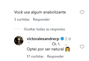 comentario victor alexandre