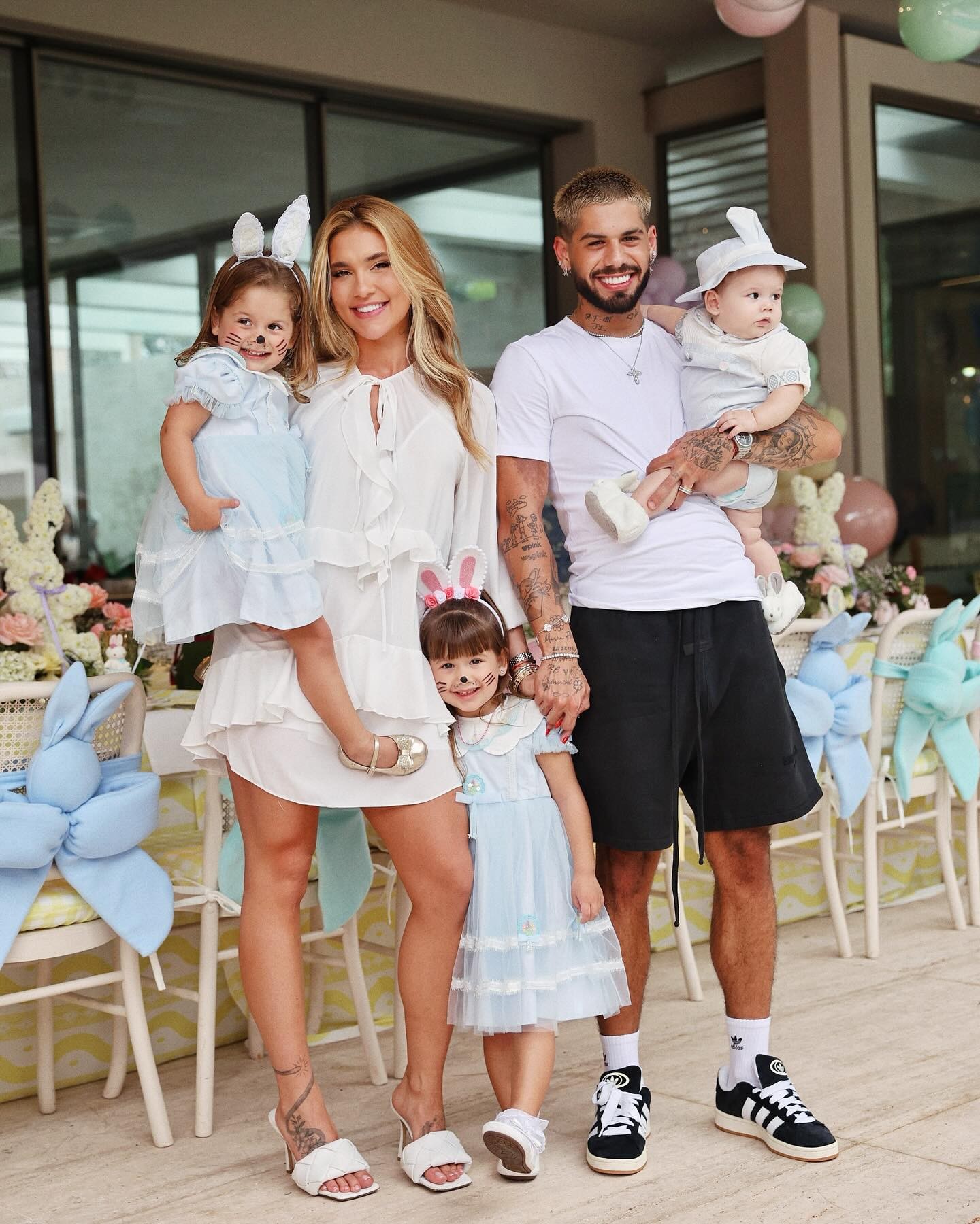 virginia ze felipe e filhos