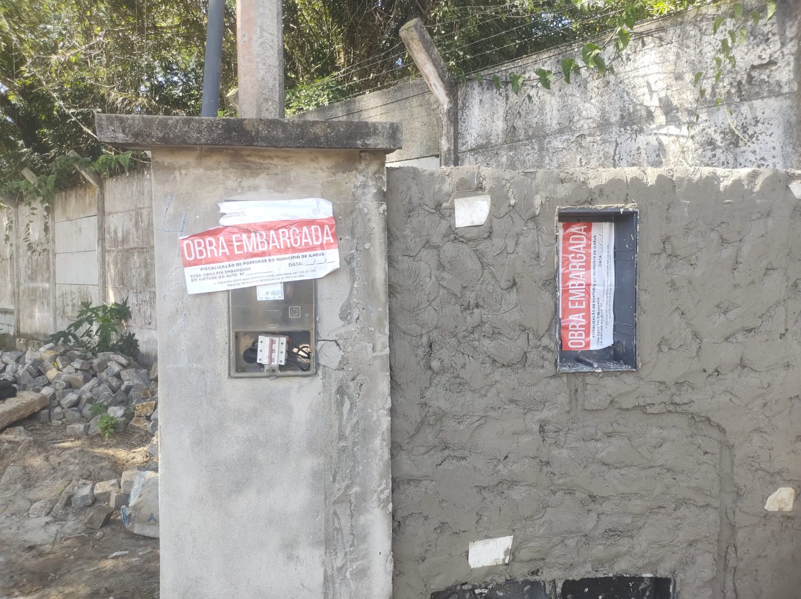obra embargada