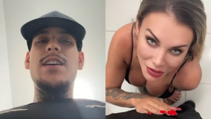Andressa Urach e filho Arthur Urach