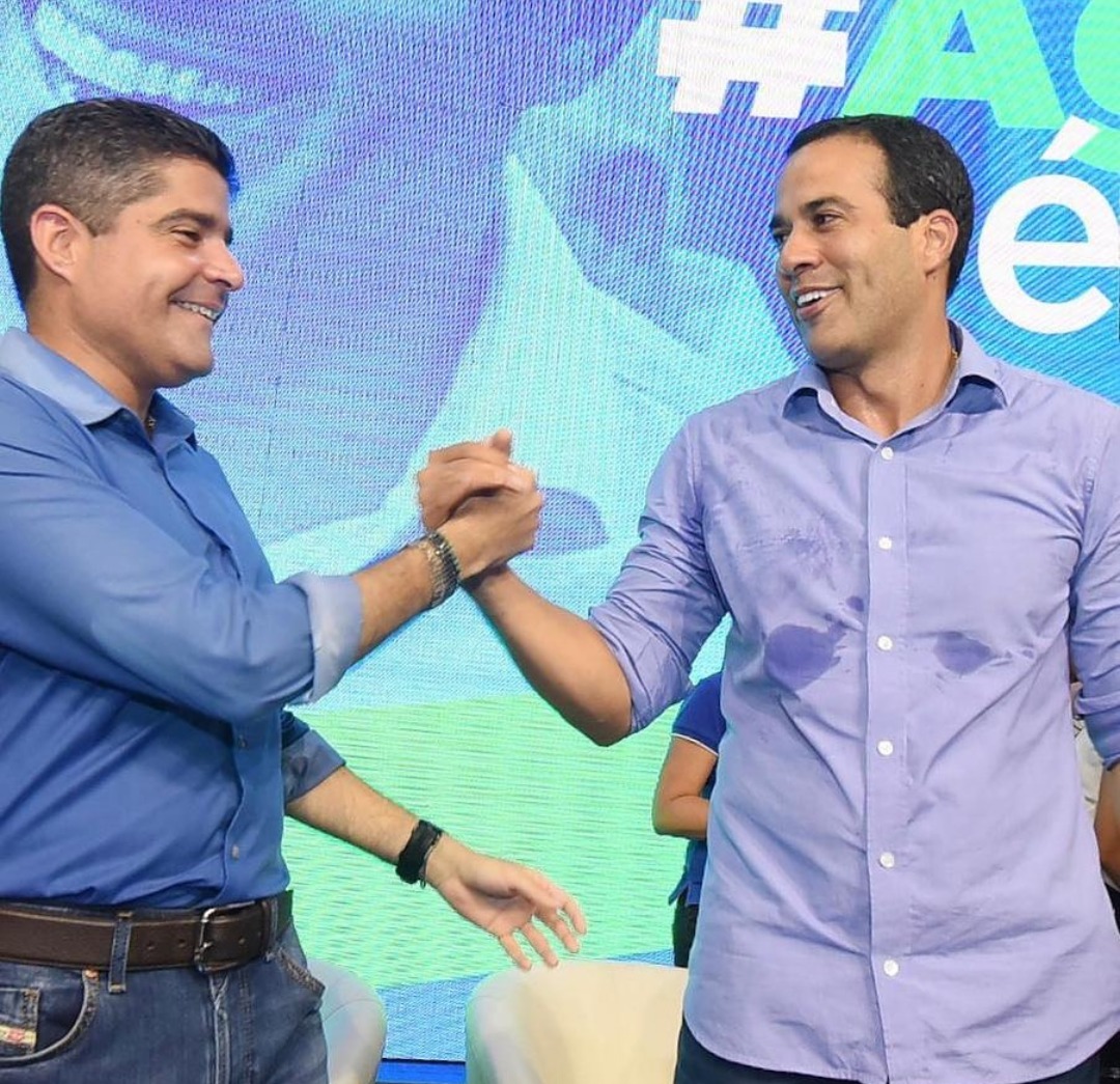 Ex-prefeito de Salvador ACM Neto e o atual gestor Bruno Reis / Reprodução: Redes Sociais