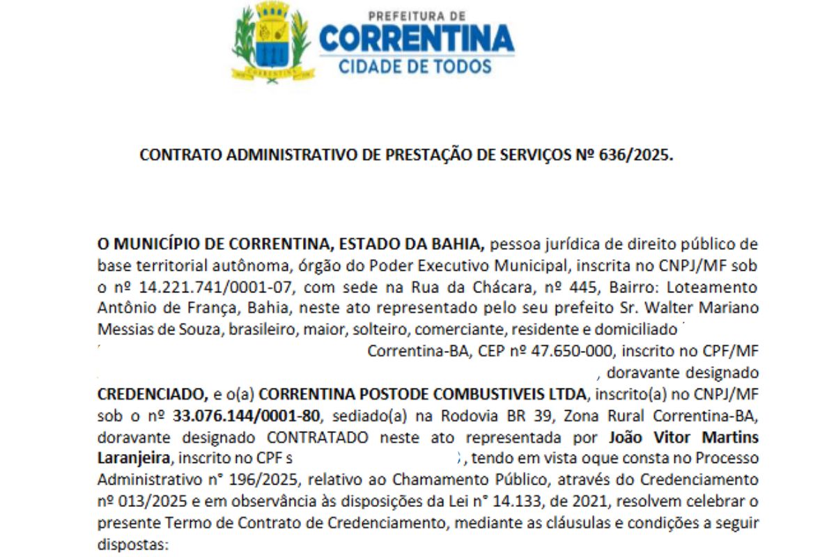 Contraco correntina