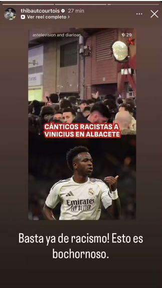 Reprodução/Instagram@thibautcourtois