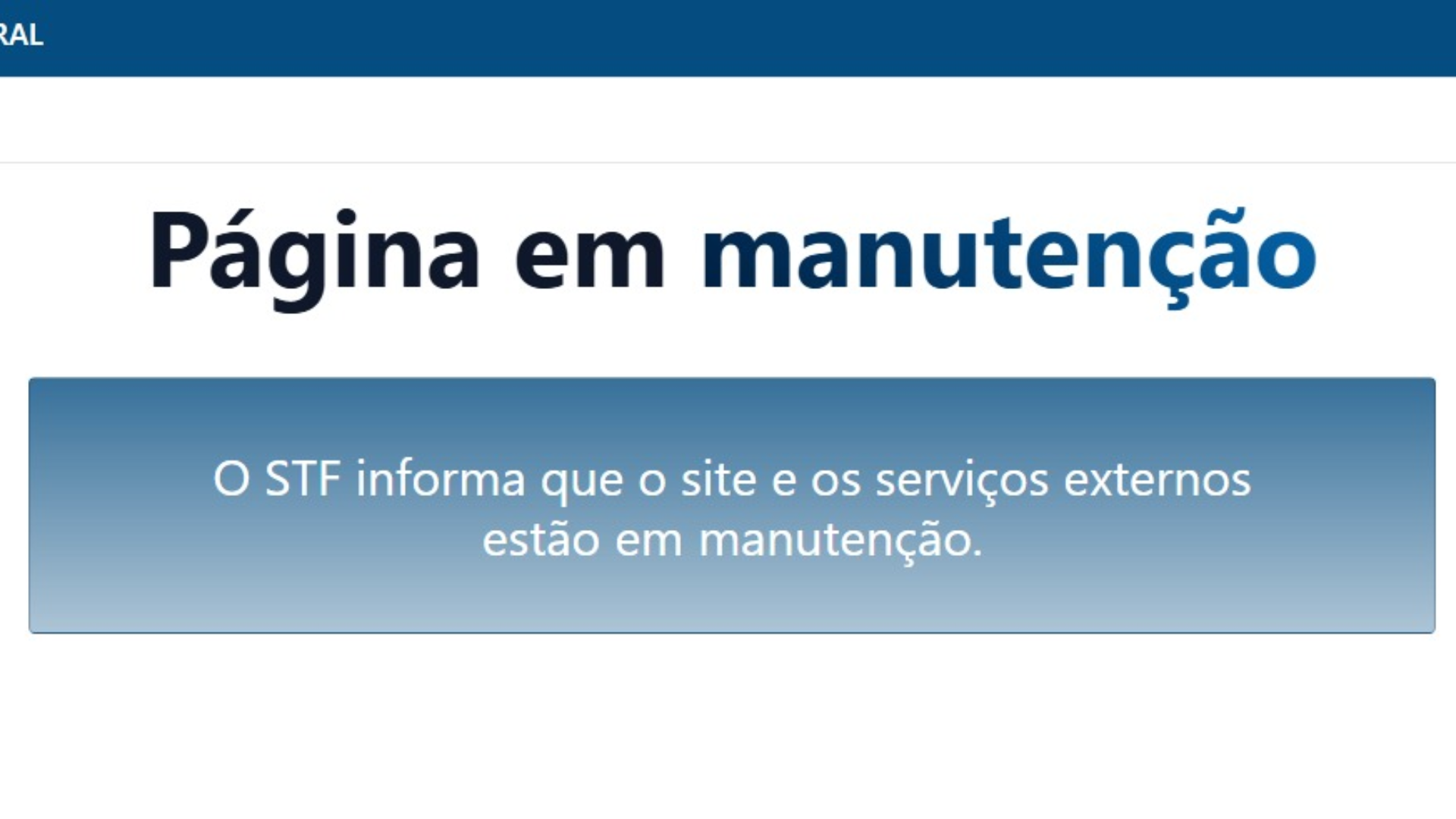 Site do STF / Print: Bnews 