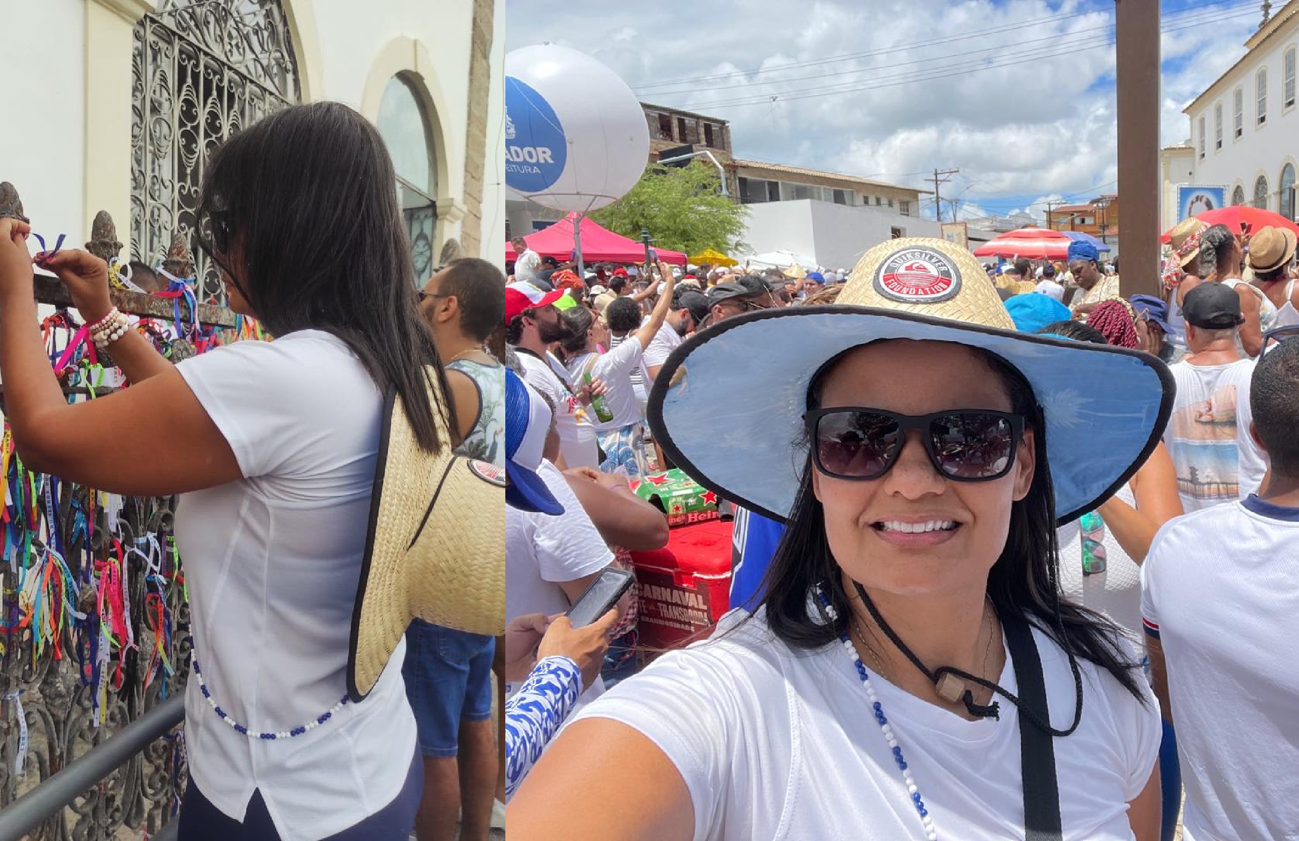 Jullie na Lavagem do Bonfim