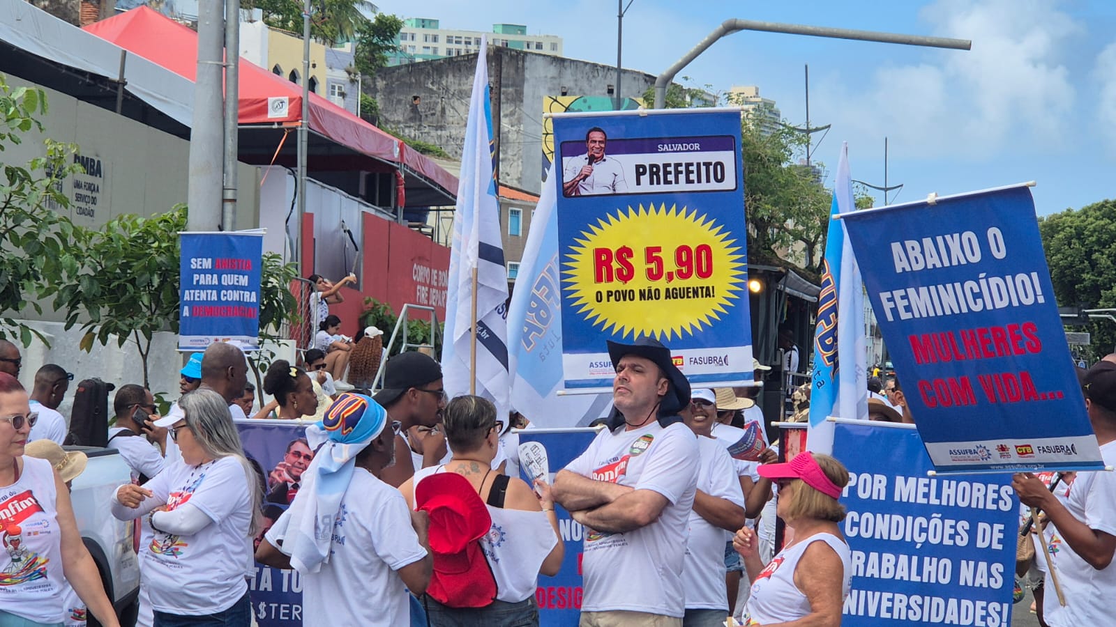 Protestos na Lavagem do Bonfim