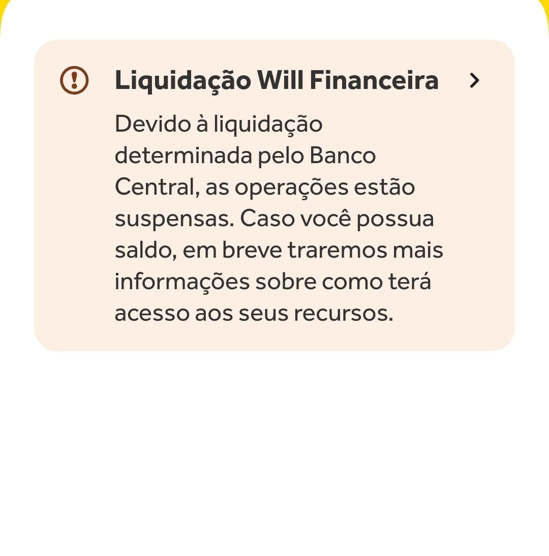 Aviso do app