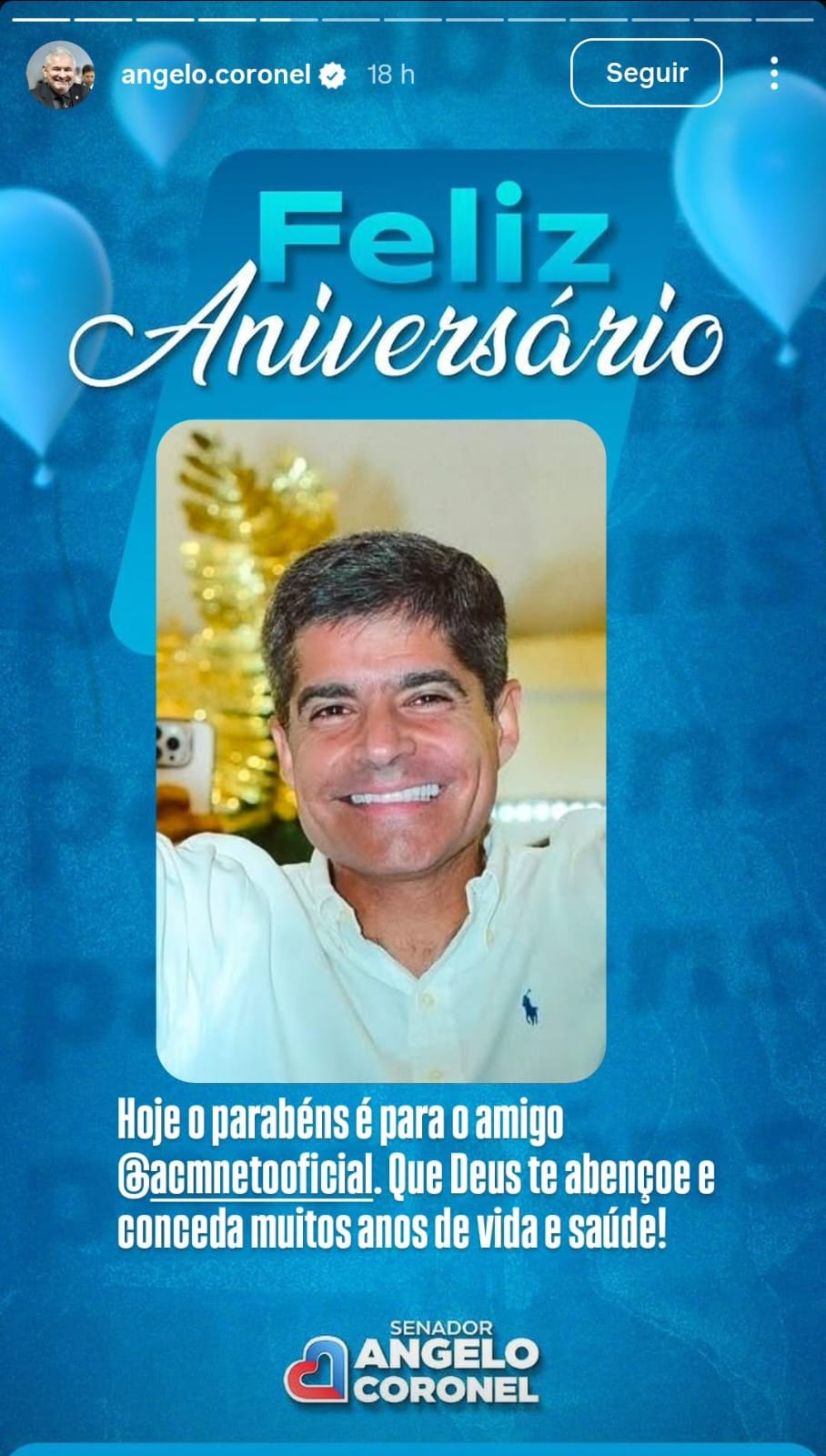 Card de aniversário
