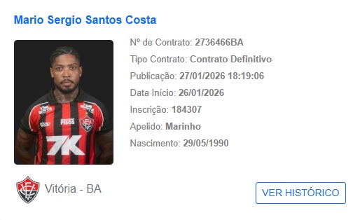 Atacante Marinho