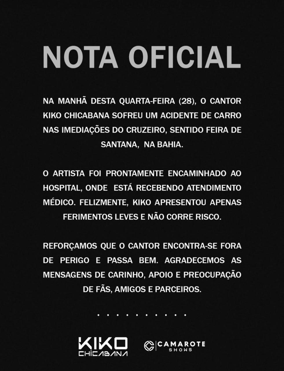 Comunicado Chicabana