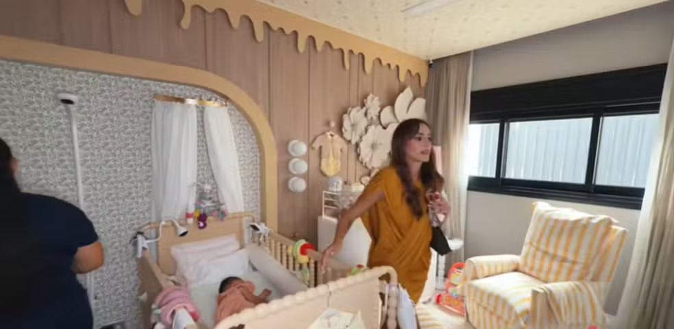 Bruna Biancardi mostra mansão que tem com Neymar em Santos — Foto ReproduçãoYouTube