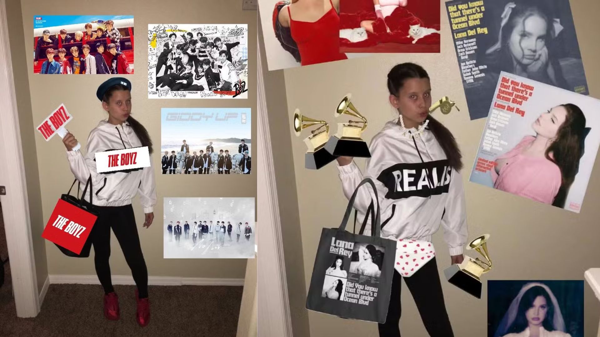 Memes com imagem da influenciadora Arri/ reprodução: redes sociais