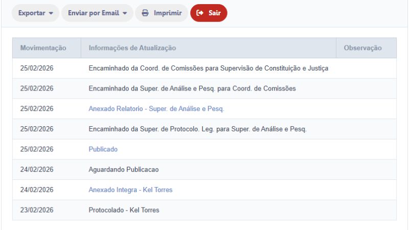 Print de tela do site da CMS