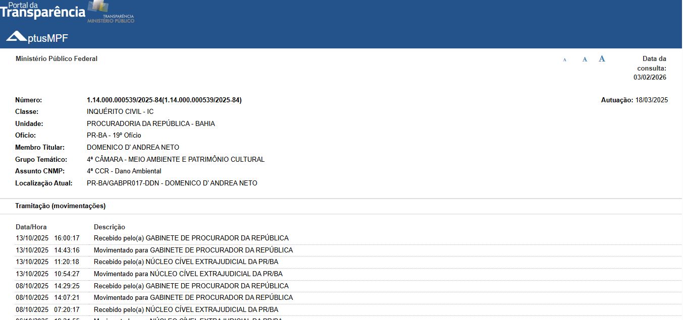Consulta processual 