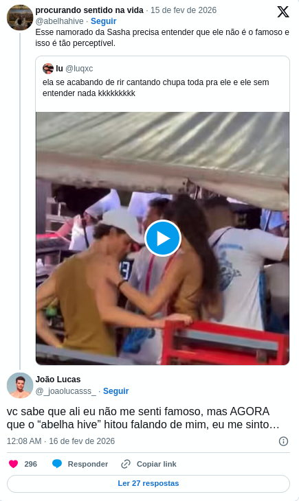 Reprodução- Twitter (X)