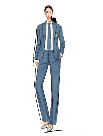 Traje de comissão técnica feminino - 