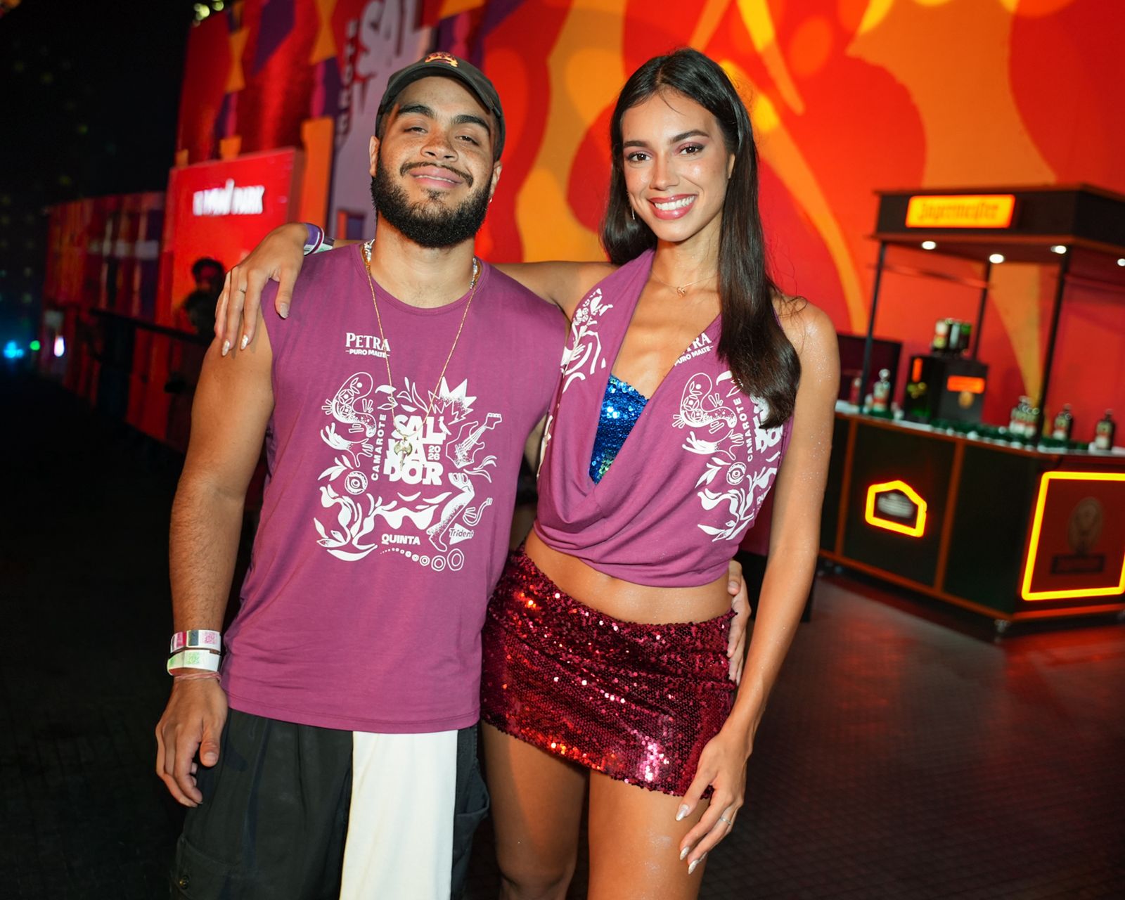 Fran Gil e Alane Dias