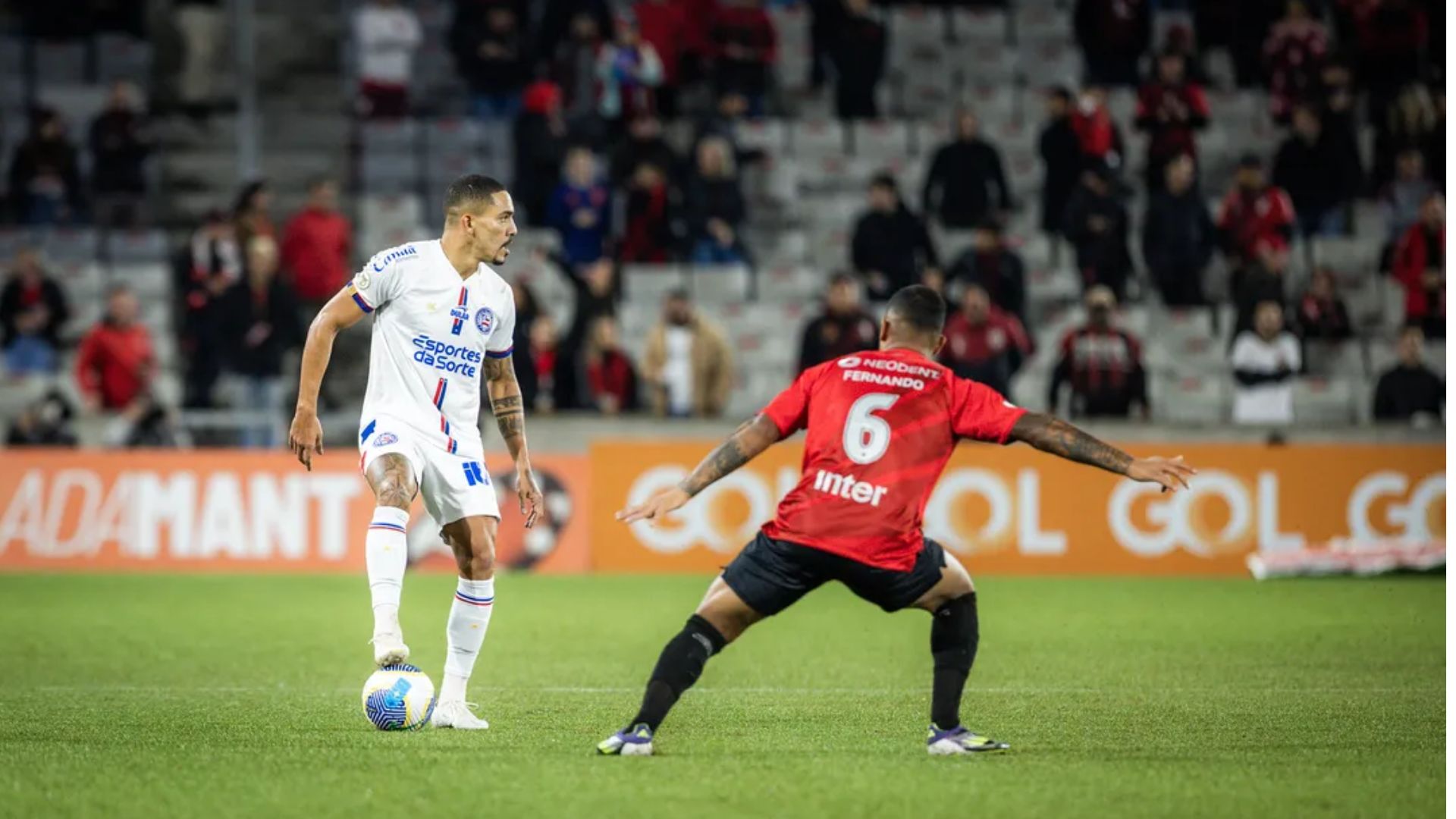 Bahia x Athletico-PR em campo - Reprodução: Rafael Rodrigues/ECB 