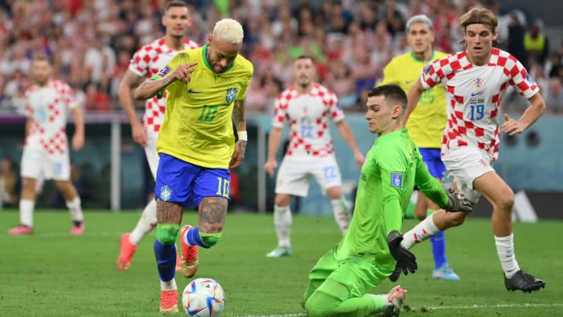 Em 2022, a seleção brasileira empatou em 1 a 1 contra a Croácia, mas perdeu nos pênaltis  | Reprodução / Twitter - @SportCenterBR