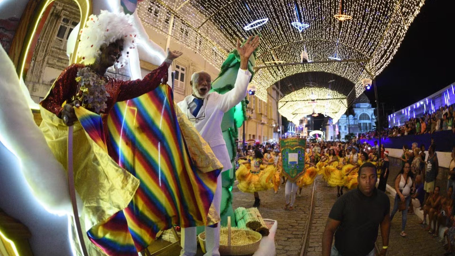 Celebração de Natal da Prefeitura de Salvador, em dezembro de 2025. Reprodução: Secom