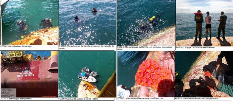 Avaliação da Plataforma OOS GRETHA / Foto: IBAMA/LABIMAR